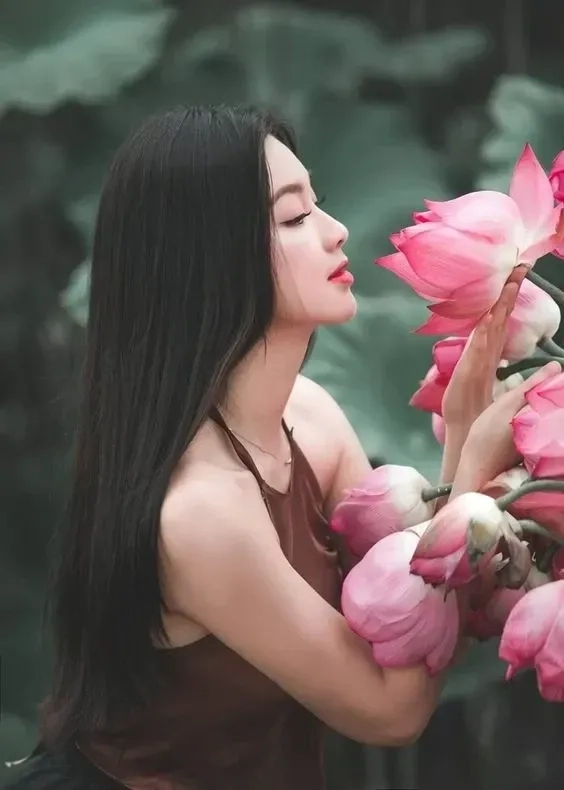 Gái xinh đeo kính tóc dài, vẻ đẹp thanh thoát và cuốn hút.