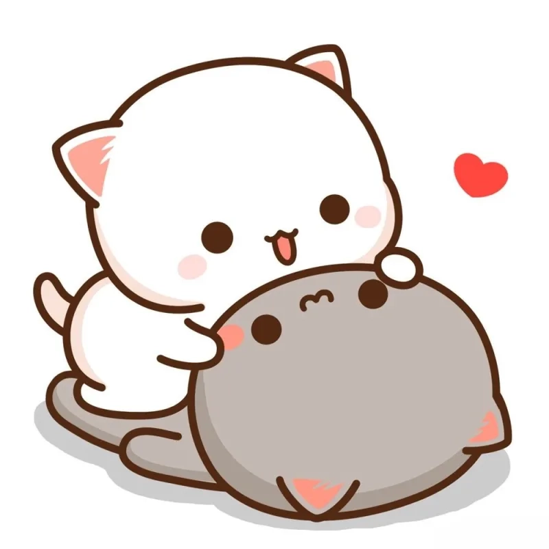 Da đen hôn nhau meme thể hiện tình yêu đẹp giữa hai trái tim.