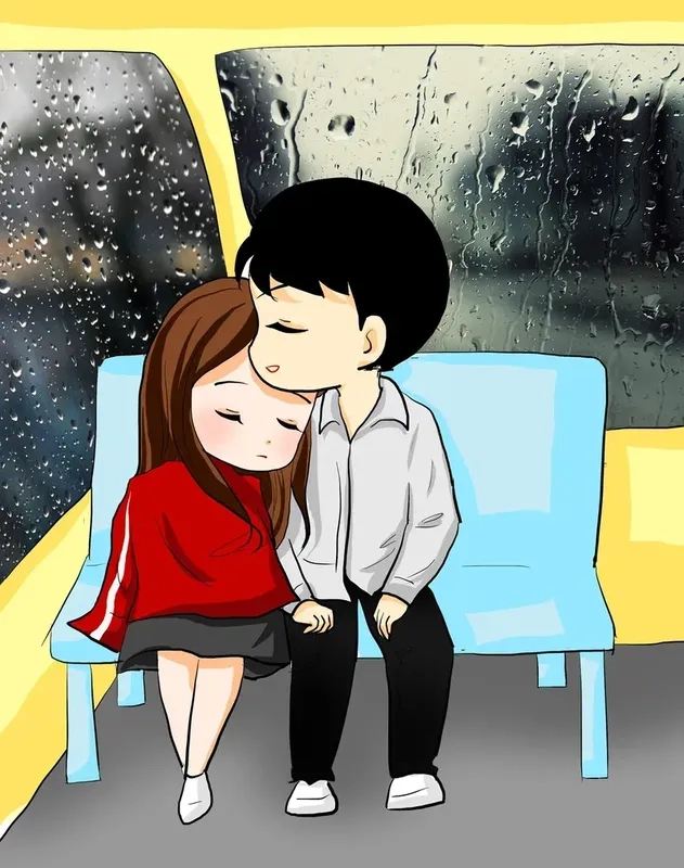 Hình avatar cặp đôi yêu nhau tuyệt đẹp để thể hiện tình yêu trong sáng và lãng mạn