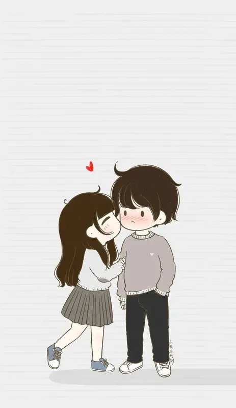 Hình ảnh cặp đôi yêu nhau cute anime, một cách tuyệt vời để thể hiện tình yêu ngọt ngào