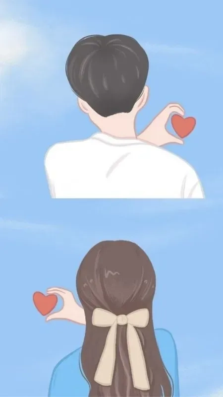 Hình nền đẹp, lãng mạn dành cho cặp đôi yêu nhau muốn khẳng định tình yêu.
