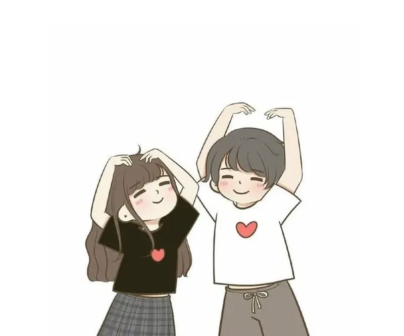 Hình nền anime yêu nhau, tái hiện tình yêu qua nét vẽ đầy nghệ thuật.