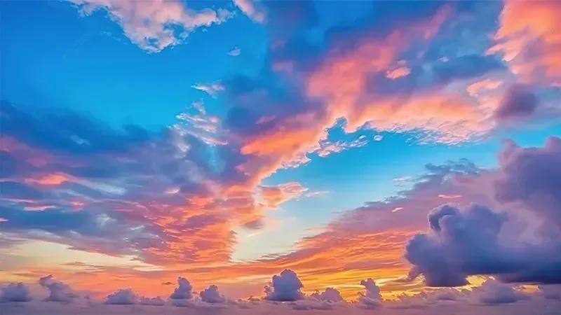 Với hình nền chill bầu trời, bạn có thể tận hưởng cảm giác tự do và thư giãn trong không gian mây trời.