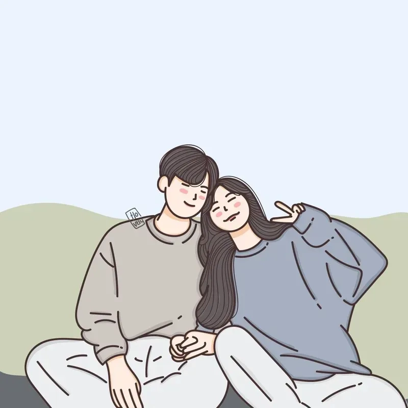 Tạo hình nền cute cho đôi bạn thân, làm nền cho những khoảnh khắc đáng nhớ