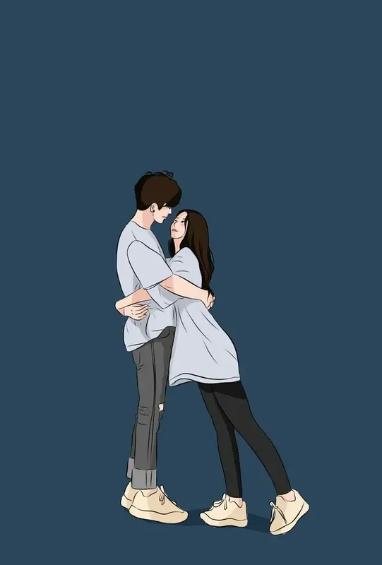 Ảnh cute đôi bạn thân thể hiện tình bạn thân thiết và đáng yêu