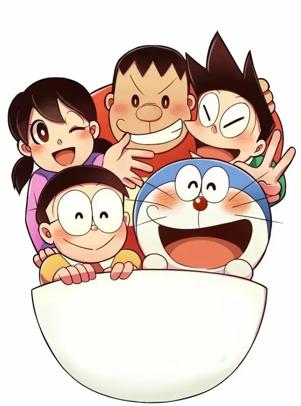 Tạo không gian dễ thương với hình nền Doremon cute