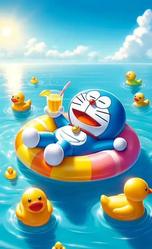 Hình nền Doremon siêu cute sẽ khiến bạn mỉm cười mỗi lần nhìn vào