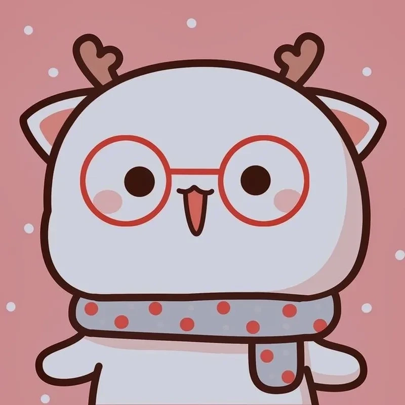 Meme avatar mèo cute mang đến cảm giác ấm áp mỗi dịp lễ.