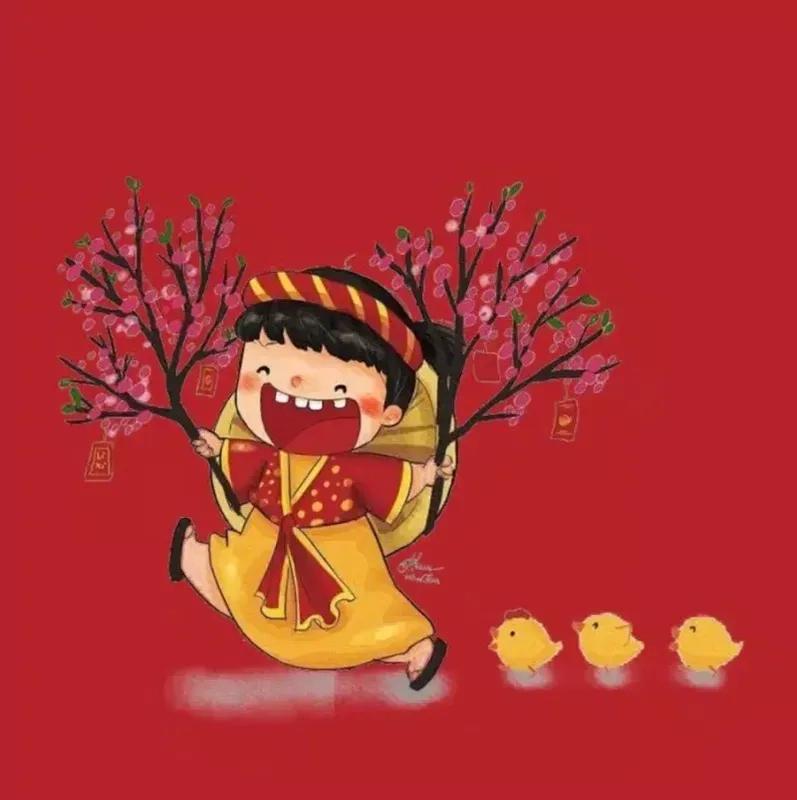Lựa chọn hình avatar năm mới để thể hiện tinh thần tươi mới và phấn khởi