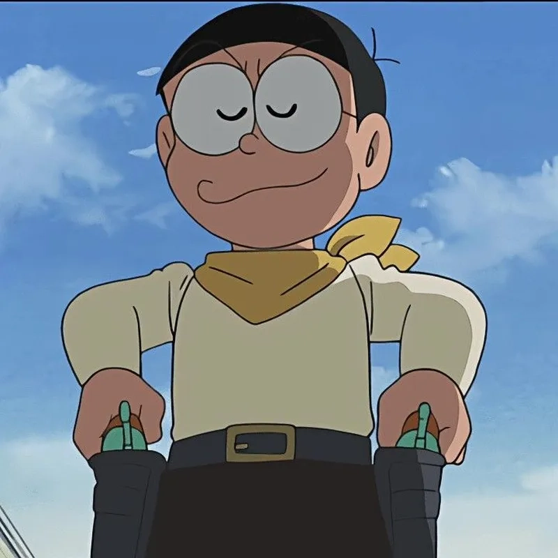 Những hình ảnh của Nobita ngầu thể hiện phong cách mạnh mẽ và đầy cá tính, tạo dấu ấn riêng biệt.