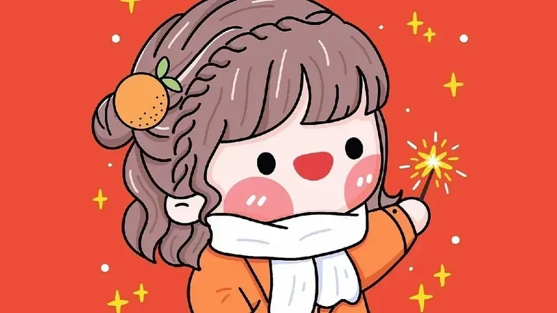 Tạo hình ảnh lãng mạn với ảnh anime Tết đôi, ngọt ngào và đầy ý nghĩa