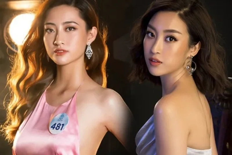 Hình ảnh gắn bó thân thiết giữa Lương Mỹ Linh và Đỗ Mỹ Linh nhận được nhiều yêu mến.