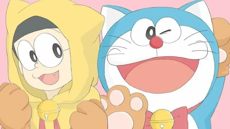 Hình ảnh Doraemon và Nobita luôn mang đến sự đáng yêu và dễ thương, là lựa chọn tuyệt vời cho mọi người yêu thích sự ngọt ngào.