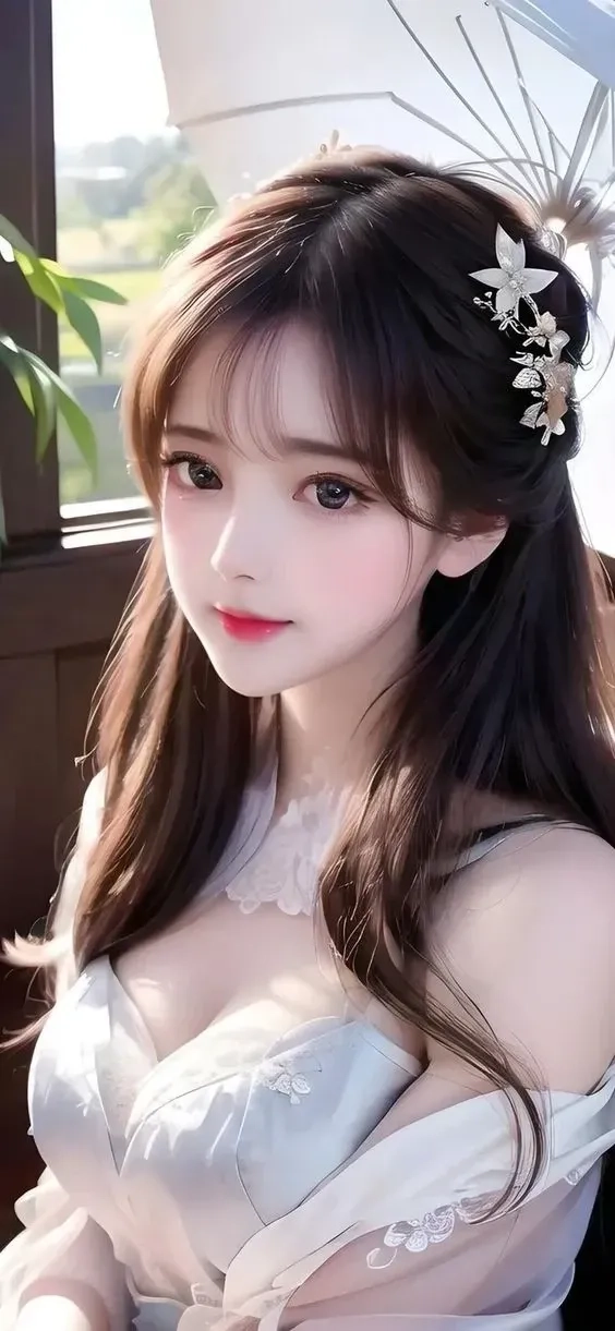 Hình ảnh anime gái đẹp, tạo cảm giác nhẹ nhàng và quyến rũ.