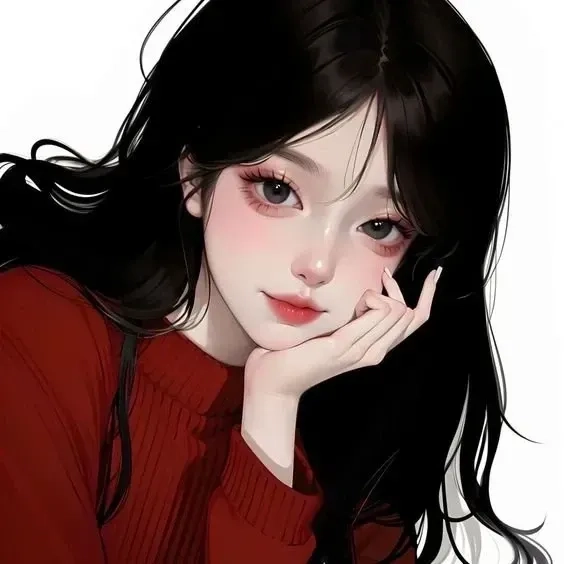 Hình gái xinh trong hoạt hình đầy sắc màu và cuốn hút.