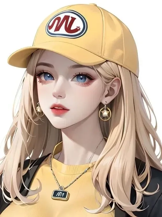 Avatar cute con gái với tạo hình đẹp và dễ thương.