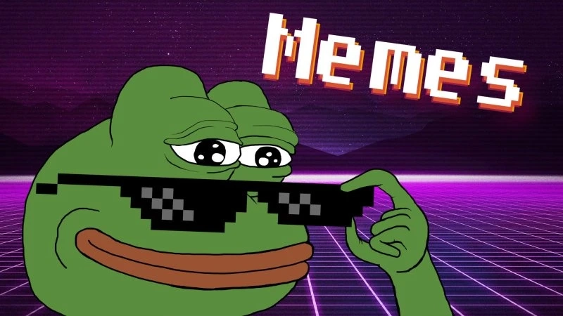 Ảnh meme độc đáo tạo điểm nhấn đặc biệt cho màn hình máy tính.