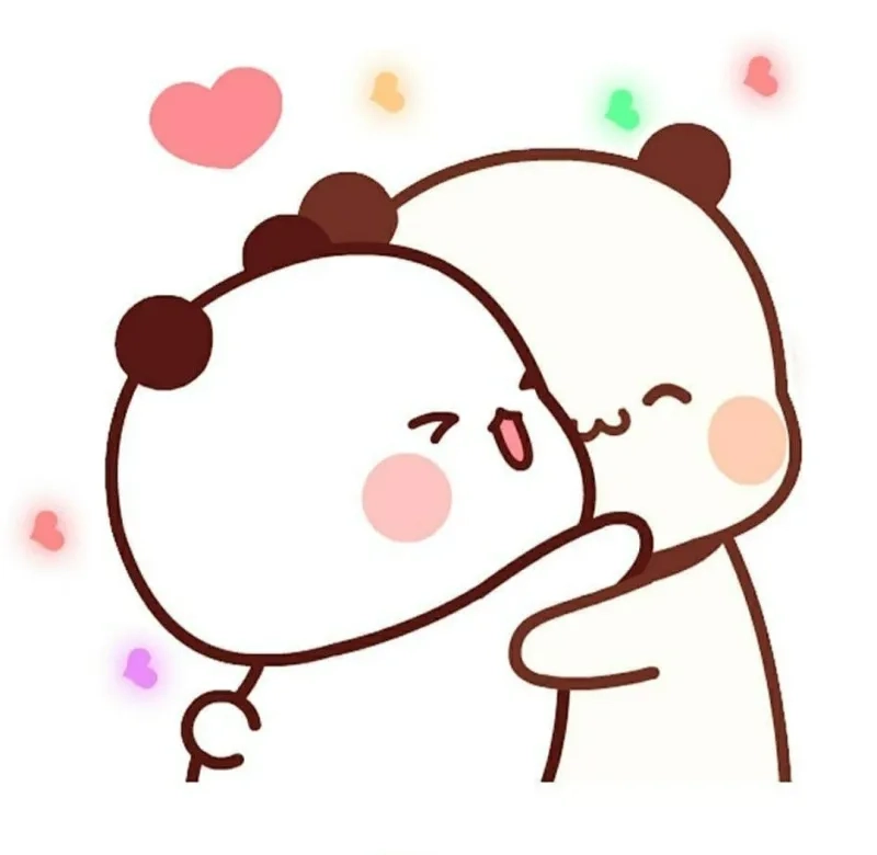 Meme hôn nhau lãng mạn, đầy cảm xúc tình yêu ngọt ngào và chân thành.