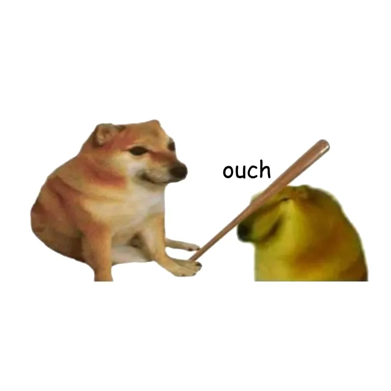 Một pha meme cheems cầm gậy vô cùng thú vị và vui nhộn!
