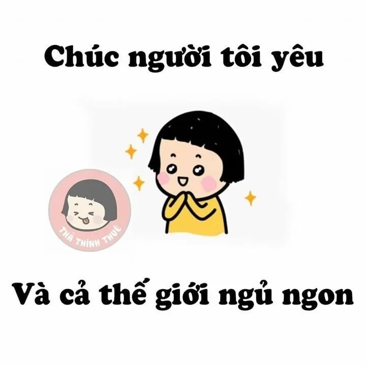 Meme chúc ngủ ngon dễ thương, khiến bạn cảm thấy thoải mái trước khi ngủ.