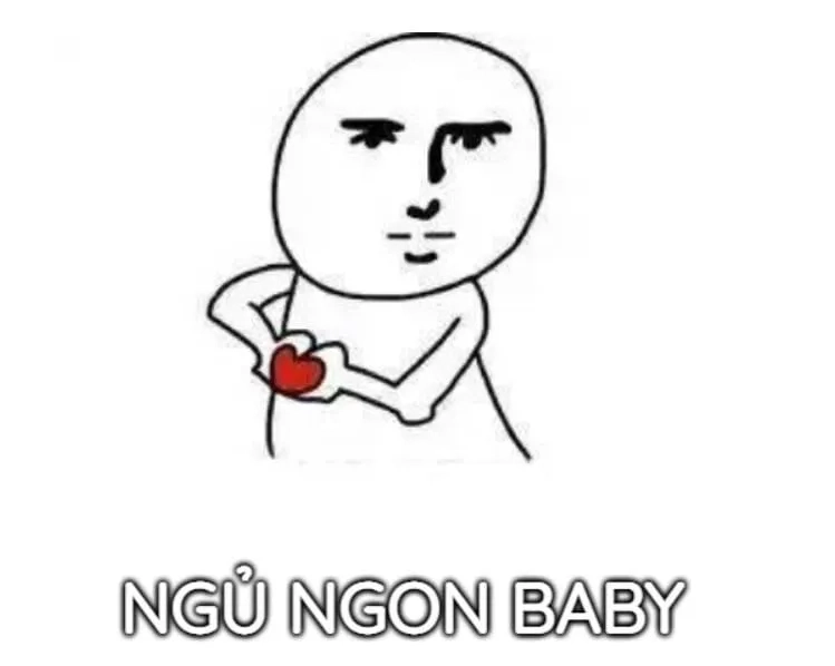 Meme ngủ ngon đáng yêu cực kỳ, ai cũng muốn gửi chúc ngủ ngon.