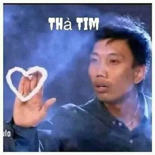 Thêm chút “lầy lội” với meme bắn tim bựa, cười không ngớt.