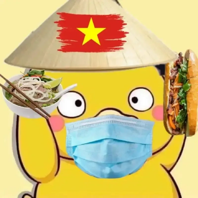 Duck vịt meme ấn tượng, thích hợp làm điểm nhấn cá tính.