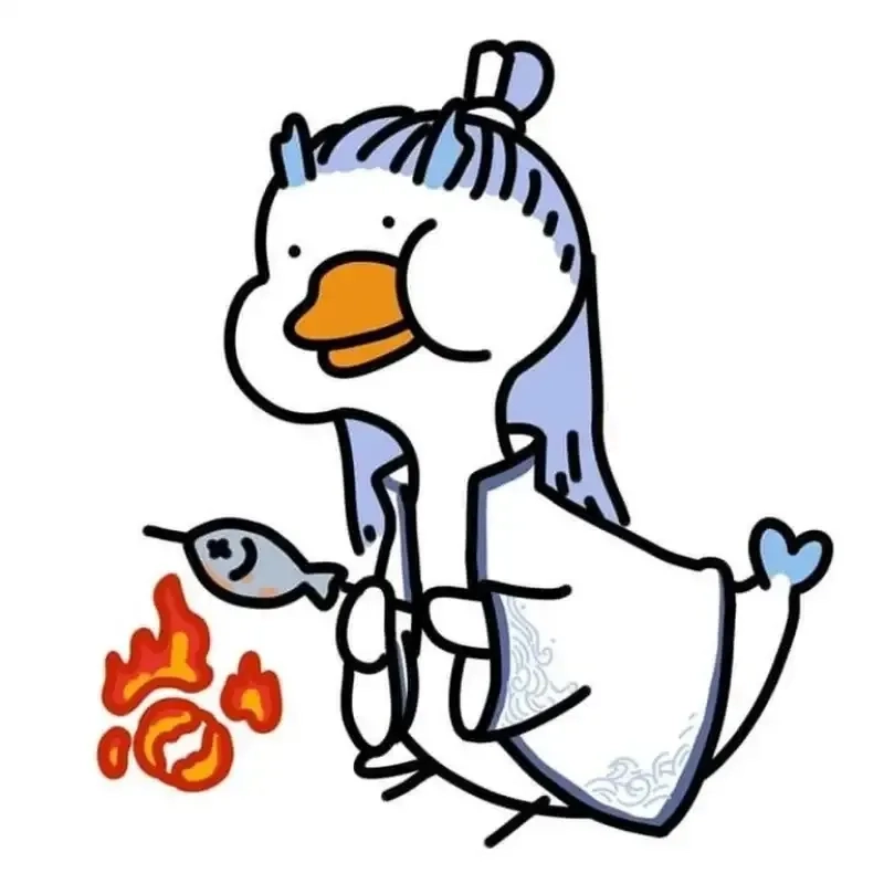 Meme con vịt hài cầm đồ thu hút mọi ánh nhìn.
