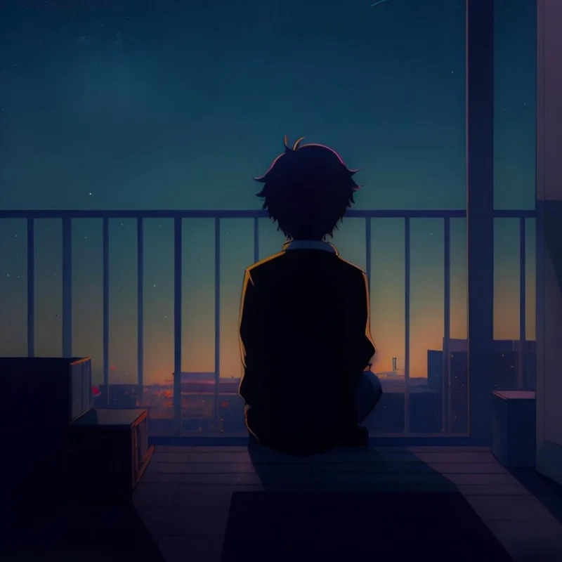 Khám phá ảnh anime nam buồn cô đơn và đầy tâm trạng
