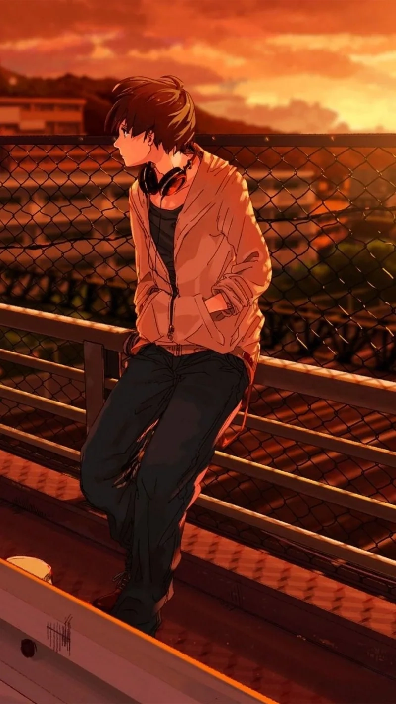 Tải ngay hình nền anime nam buồn cô đơn dành cho bạn