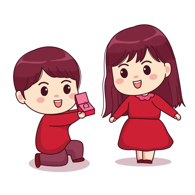 Ảnh chibi cặp đôi siêu dễ thương giúp lưu giữ kỷ niệm tình yêu ngọt ngào