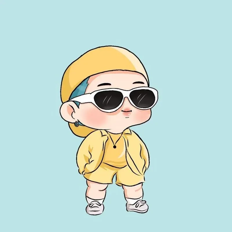 Ảnh anime nam cute chibi ngộ nghĩnh đáng yêu phù hợp làm avatar cực xinh