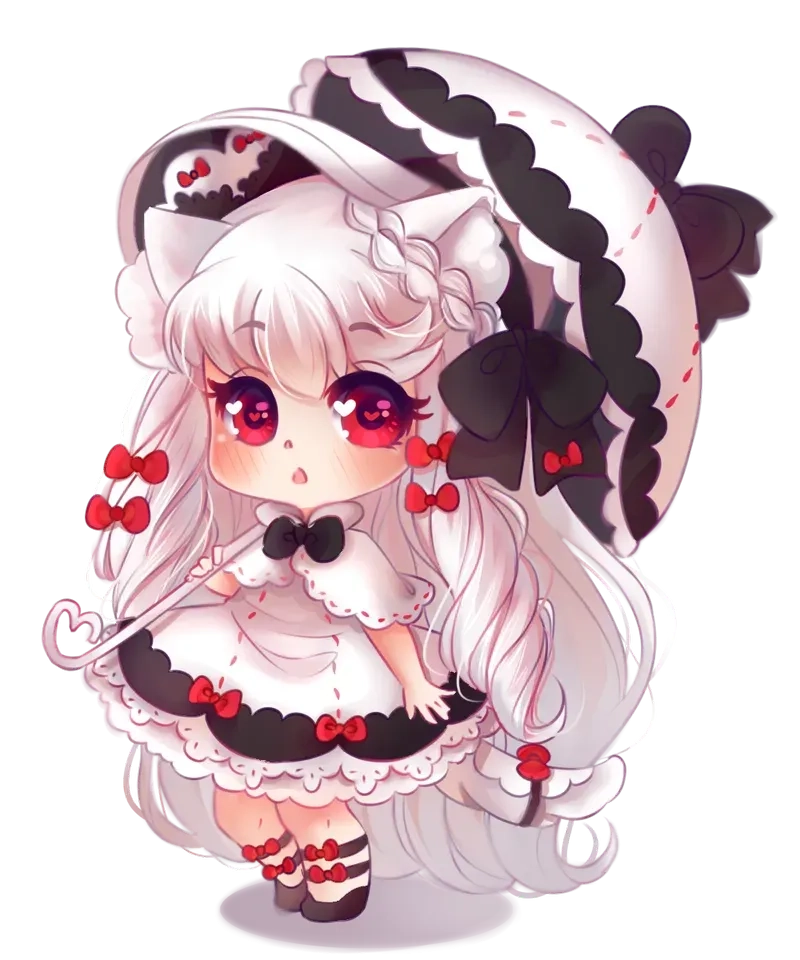 Hình ảnh chibi nữ cute dễ thương xinh xắn phù hợp làm avatar cực chất