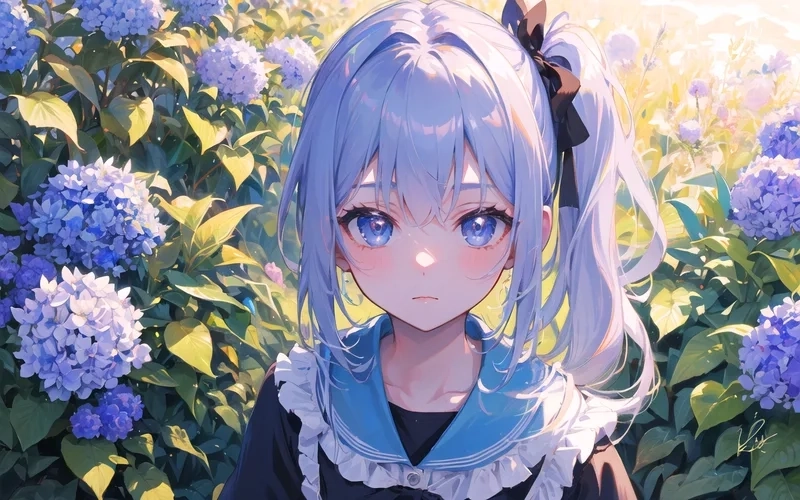 Ảnh nền máy tính 4k anime sống động mê ly cực chill