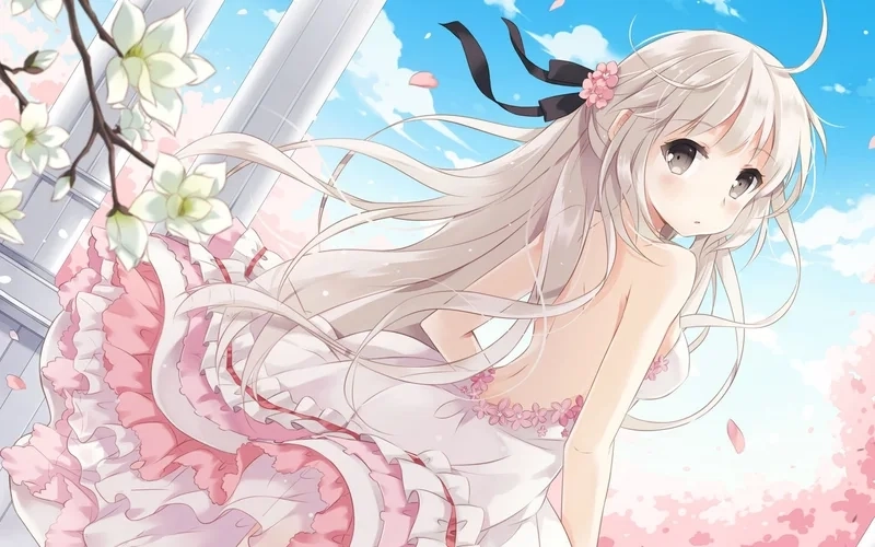 Ảnh nền máy tính anime cute dễ thương làm mê mẩn