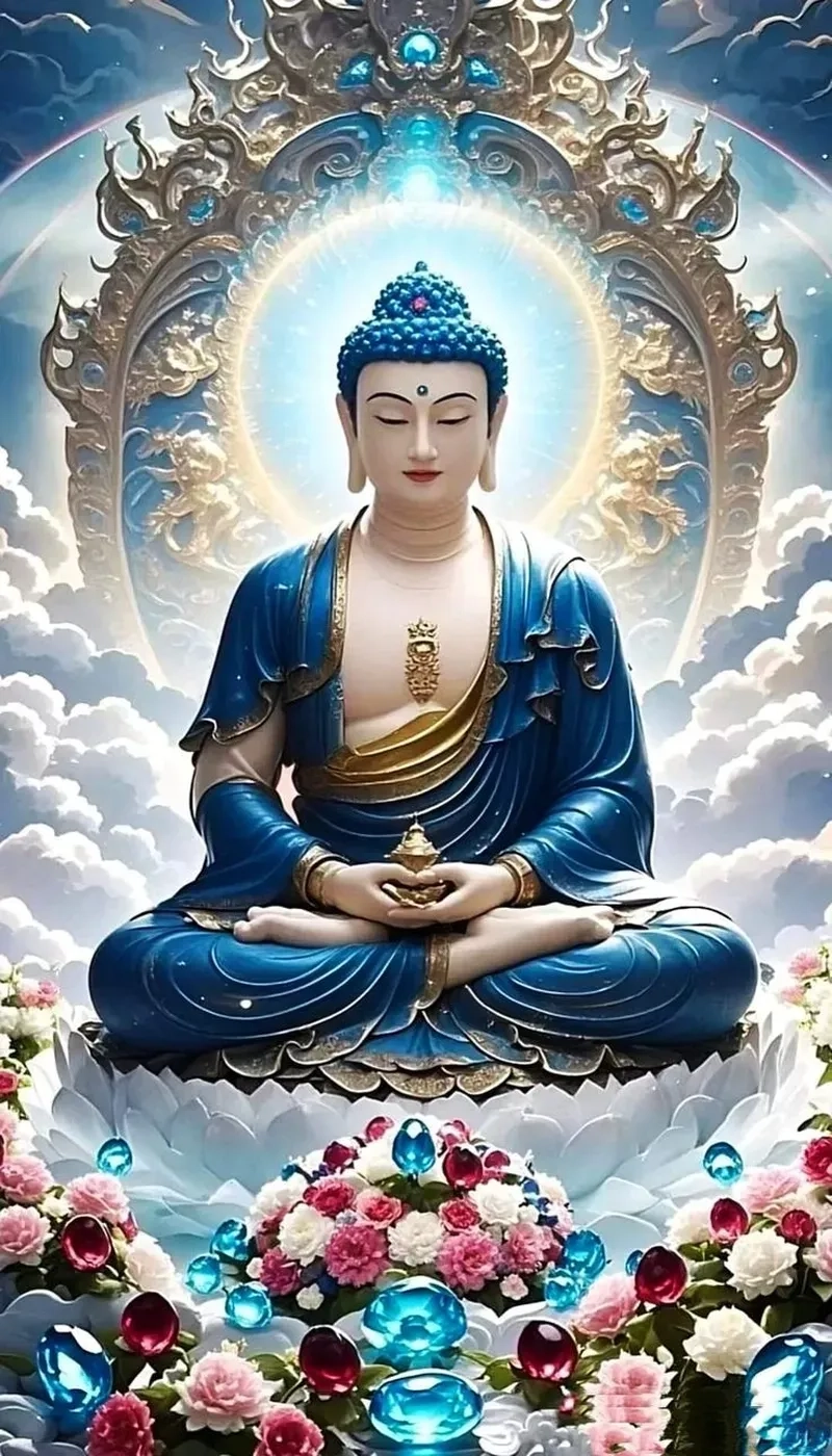 Hình ảnh phật dược sư đẹp nhất chữa lành và ban phước an lành