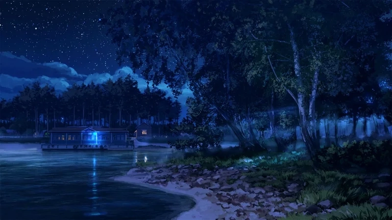 Ảnh nền máy tính phong cảnh anime đẹp mê hồn tải nhanh