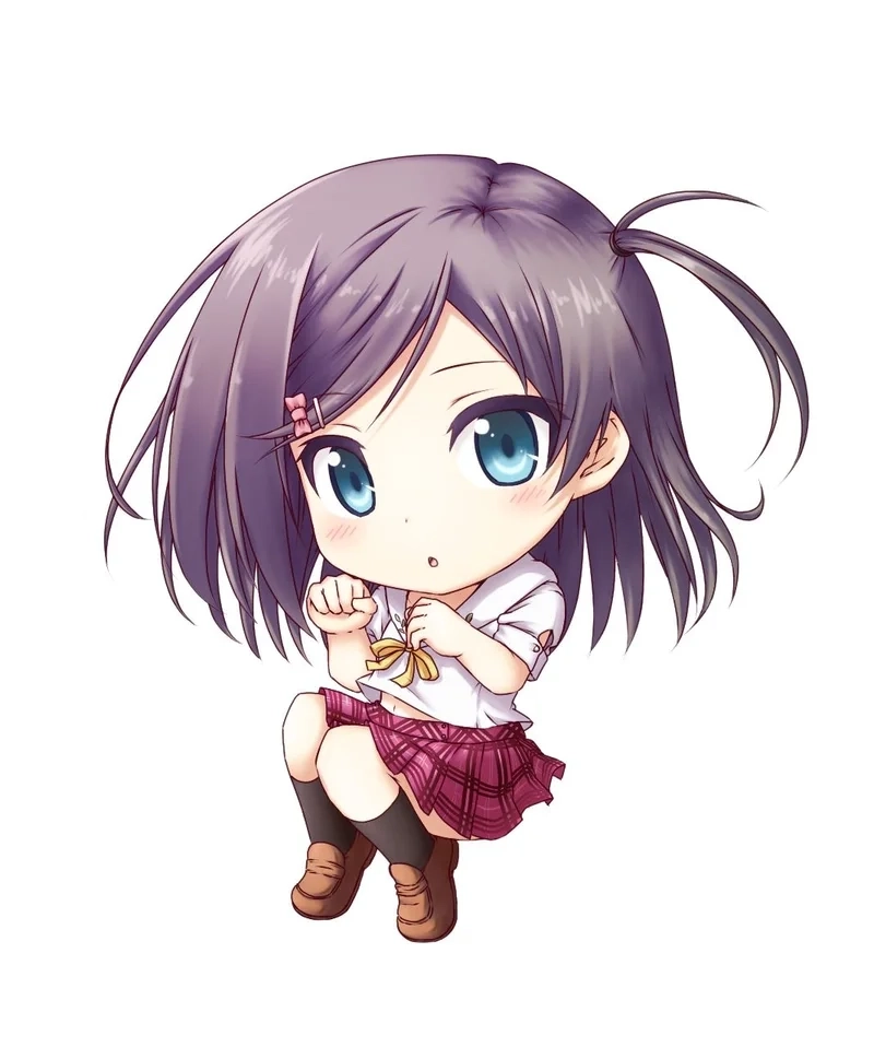 Tải ngay hình anime nữ cute chibi cực dễ thương cho fan