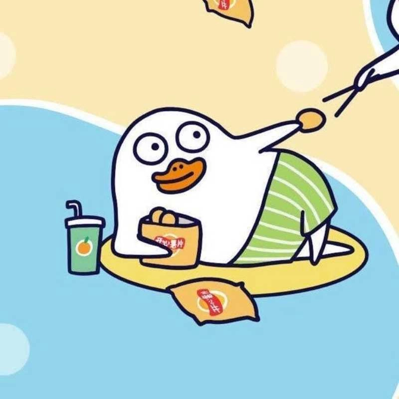 Avatar hình con vịt vô tri dễ thương hài hước nổi bật siêu cute