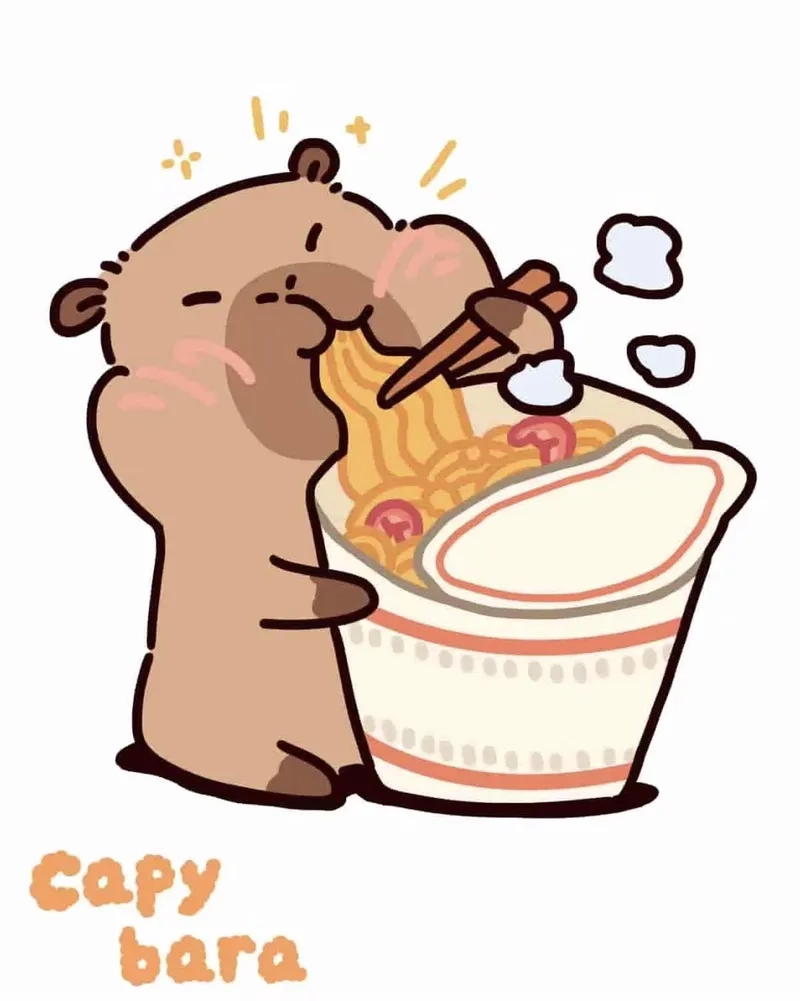 Tải ngay bộ cute capybara pet siêu dễ thương cho màn hình của bạn