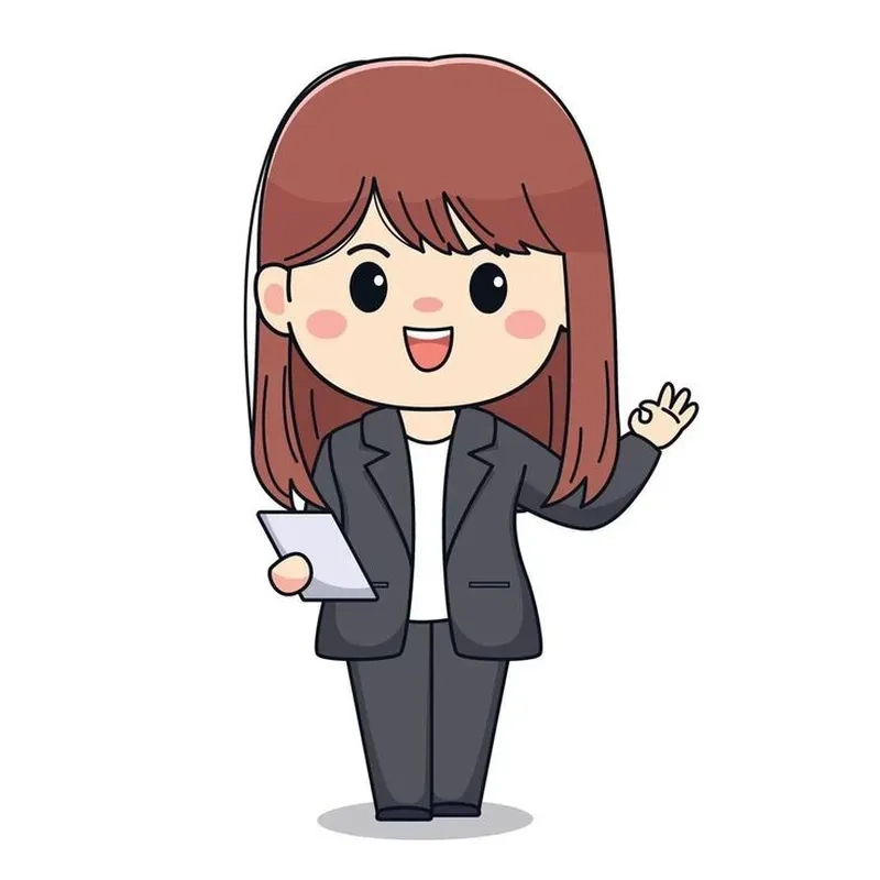 Ảnh chibi cute nữ đơn giản dễ thương ngộ nghĩnh hợp cho mọi lứa tuổi