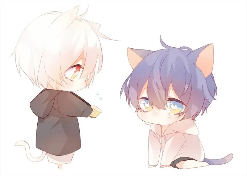 Chibi nam cute cực dễ thương dành cho tín đồ anime yêu thích style