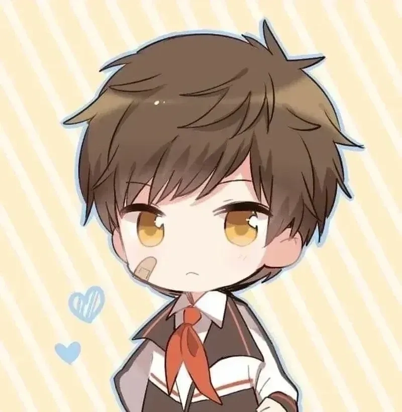 Ảnh chibi nam anime siêu đáng yêu phong cách anime chất riêng cực hot