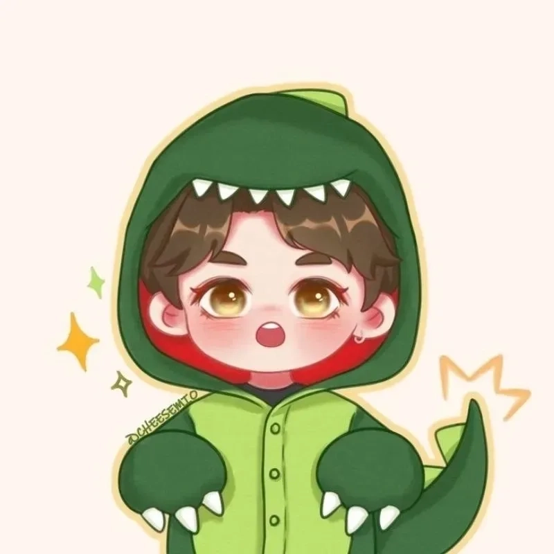 Chibi nam ngầu cá tính cực chất phù hợp avatar tiktok facebook cực hot