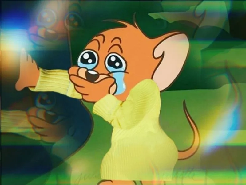 Thổn thức cùng bộ sưu tập jerry khóc meme buồn cảm động