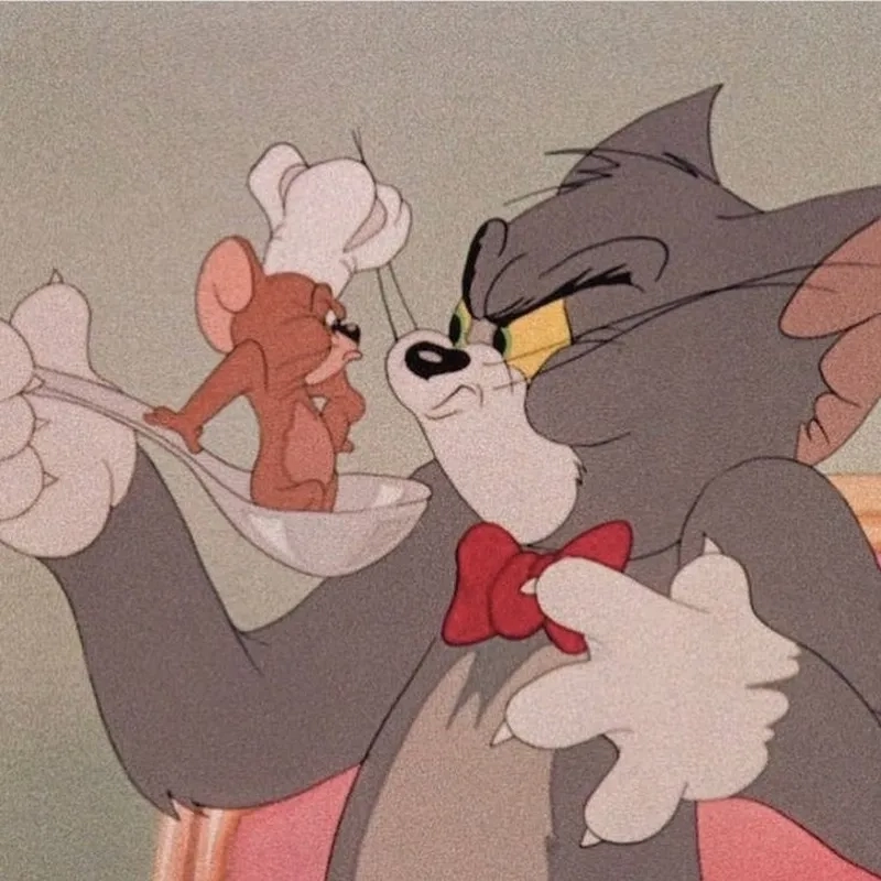 Cười sảng khoái với meme tom and jerry gốc chất lượng cao
