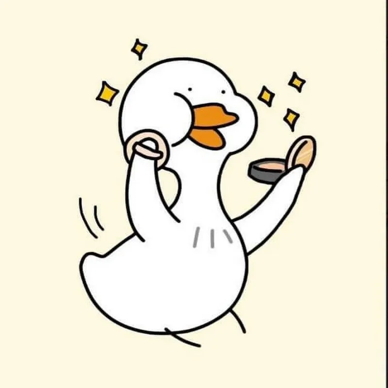 Ảnh chú vịt cute tạo cảm giác vui nhộn