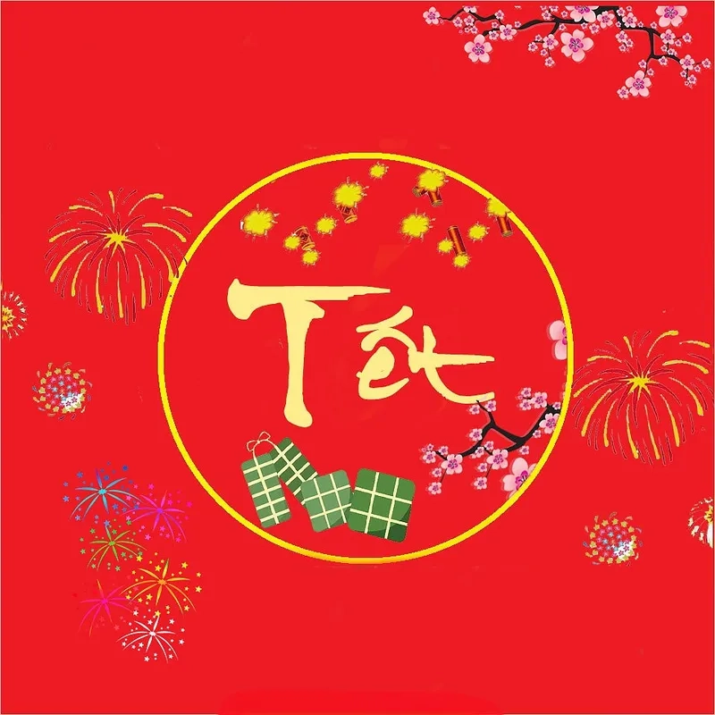 Hình avatar năm mới rực rỡ không khí xuân
