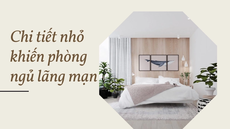 Trang trí phòng ngủ vợ chồng với nến thơm và tranh nghệ thuật
