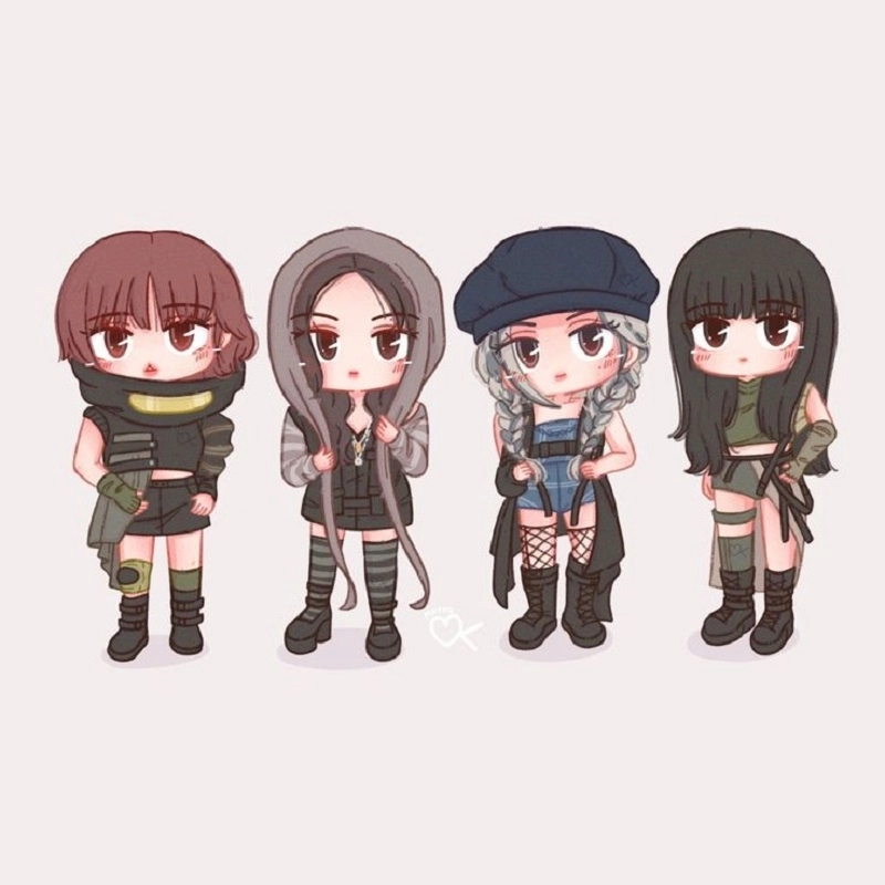 Chibi cute blackpink xinh xắn và nổi bật